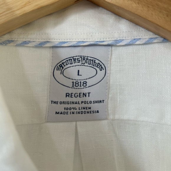Brooks Brothers Other - Brooks Brothers 100 % linen long sleeve shirt L